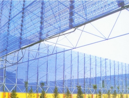 龙海环保扫风墙网架工程